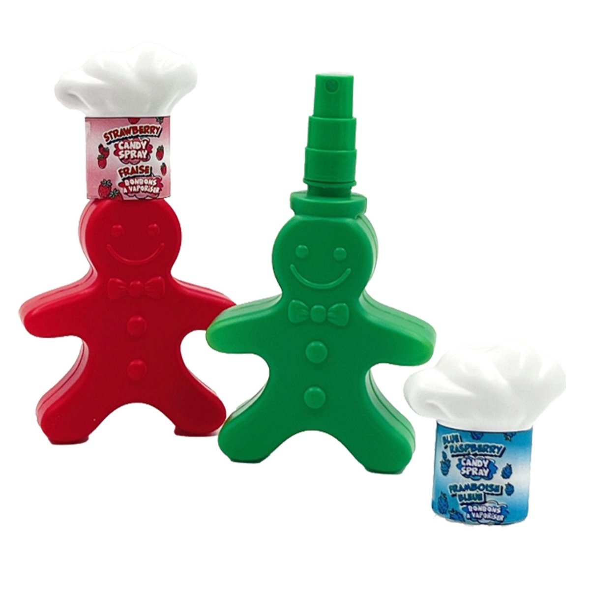 EXCLUSIVE CANDY & NOVELTY DISTRIBUTING LTD Christmas Santa's Merry Mist Candy Spray, 33ml, Assortment, 1 Count 060631938172