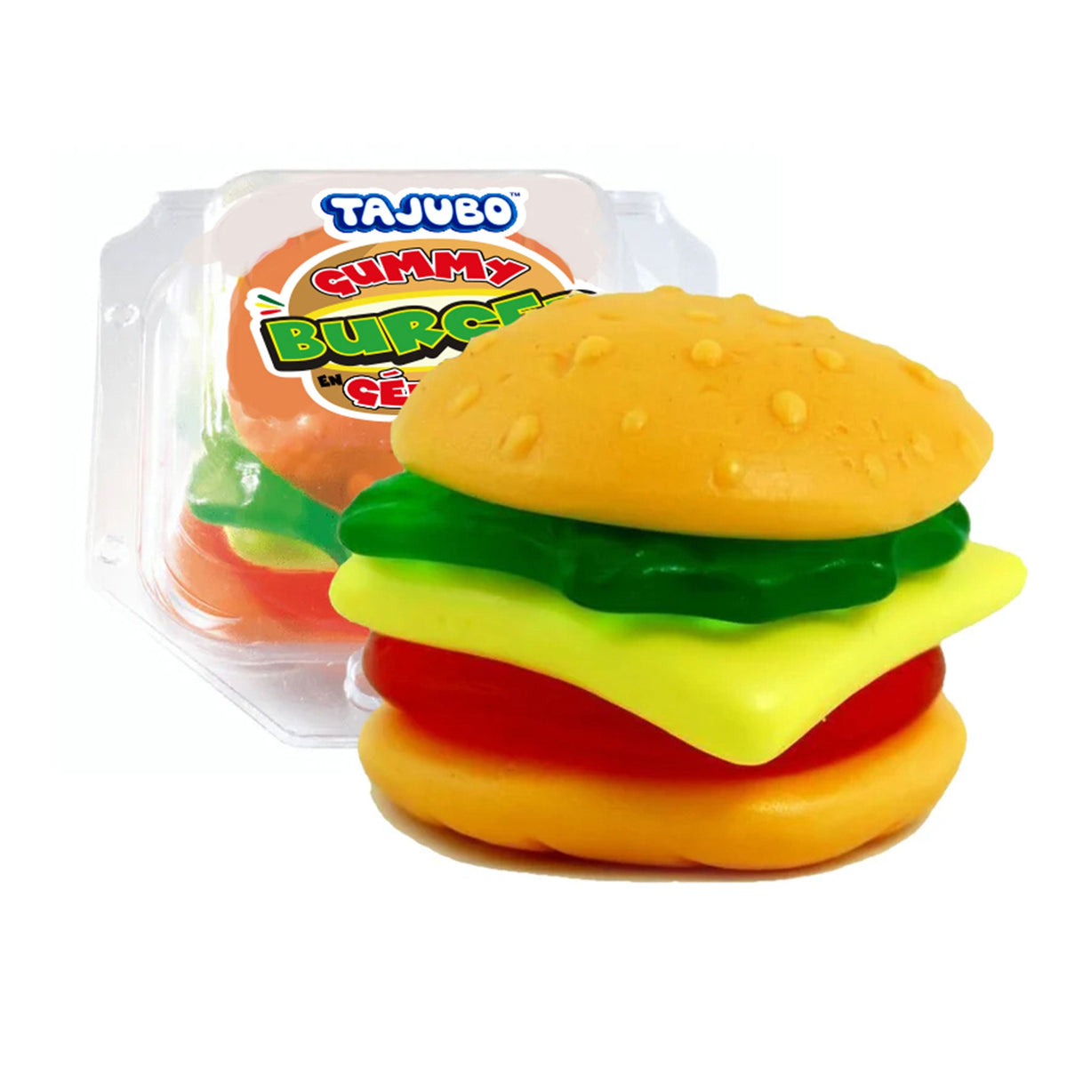 EXCLUSIVE CANDY & NOVELTY DISTRIBUTING LTD Impulse Buying Tajubo Candy Hamburger, 50g, 1 Count 060631936741
