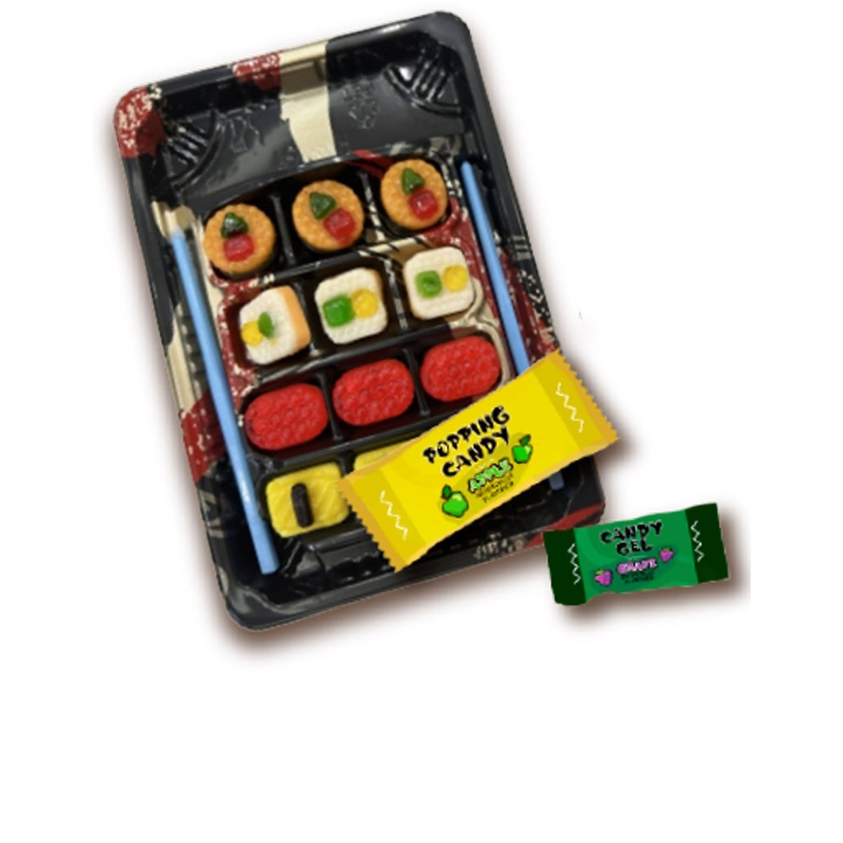EXCLUSIVE CANDY & NOVELTY DISTRIBUTING LTD Impulse Buying Tajubo Candy Sushi, 46g, 1 Count 060631936727
