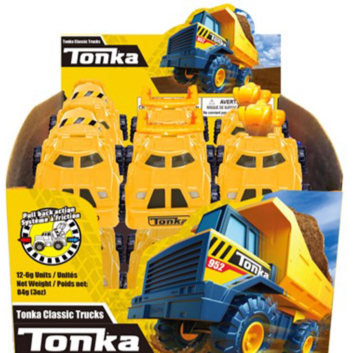 EXCLUSIVE CANDY & NOVELTY DISTRIBUTING LTD impulse buying Tonka Mighty Truck with Candy, 6g, Assortment, 1 Count
