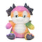 Fiesta Plushes Pastel Rainbow Dragon Plush, 10 Inches, 1 Count 091671700634