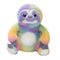 Fiesta Plushes Pastel Rainbow Sloth Plush, 13 Inches, 1 Count 091671705134