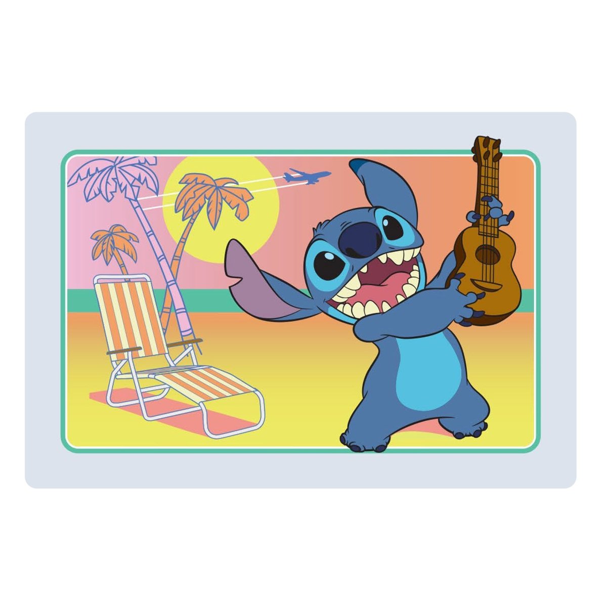 FILO IMPORT INC. Impulse Buying Lilo & Stitch Foam Back Placemat, Disney, 1 Count 042887767737