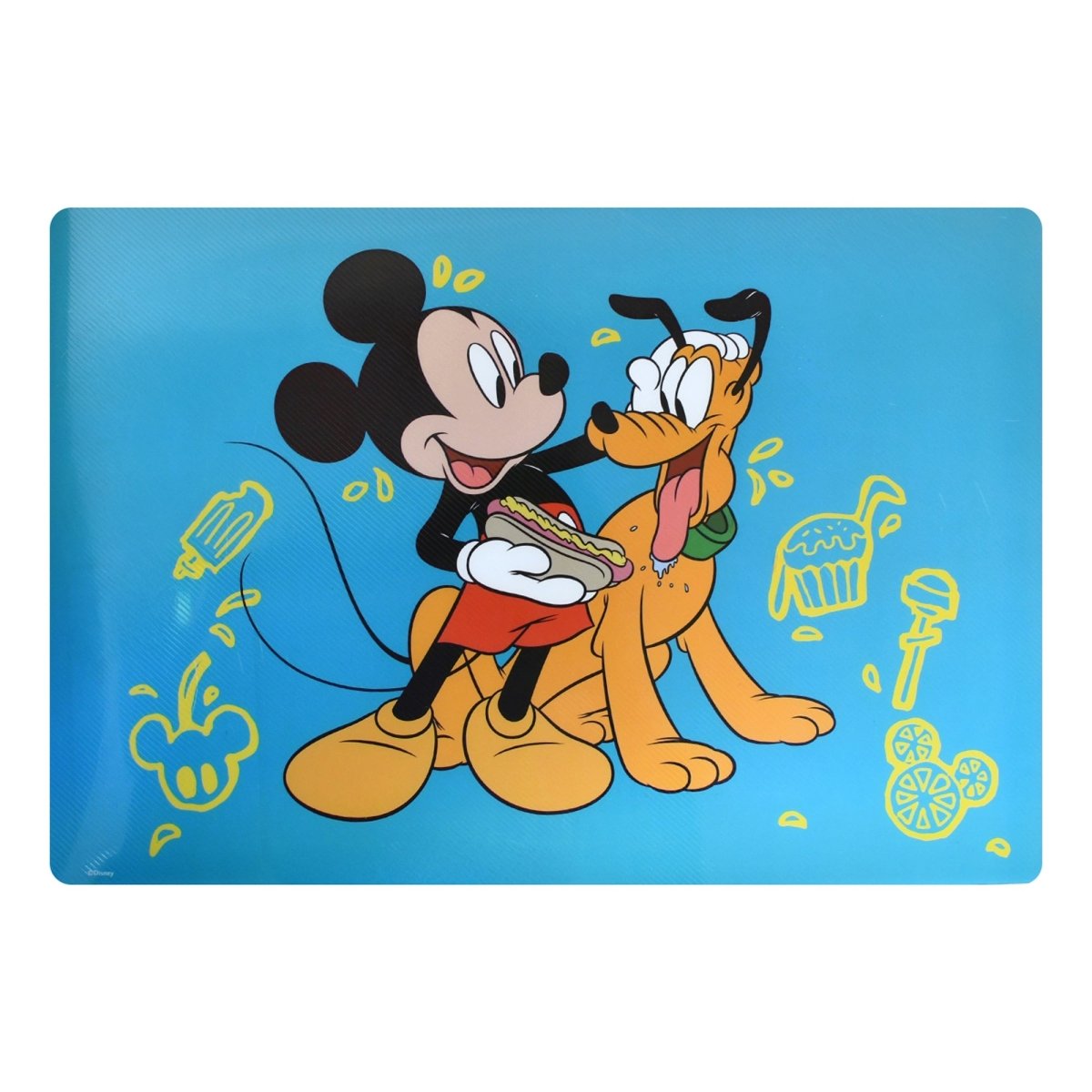 FILO IMPORT INC. Impulse Buying Mickey Mouse Foam Back Placemat, Disney, 1 Count 042887767690