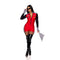 FORPLAY INC. Costumes Left Turn Sexy Racing Costume for Adults, Red and Black Romper