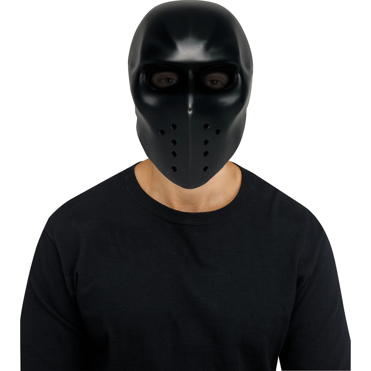 FUN WORLD Costume Accessories Black Hockey Punisher Mask for Adults 071765164108
