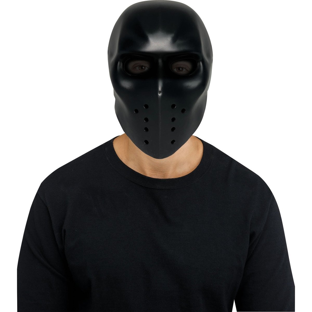 FUN WORLD Costume Accessories Black Hockey Punisher Mask for Adults 071765164108
