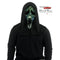 FUN WORLD Costume Accessories Ghost Face Oil Slick Disco Mask for Adults, Scream 071765163101