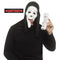 FUN WORLD Costume Accessories Ghost Face "Wassup!" Accessory Kit for Adults, Scary Movie 071765153171