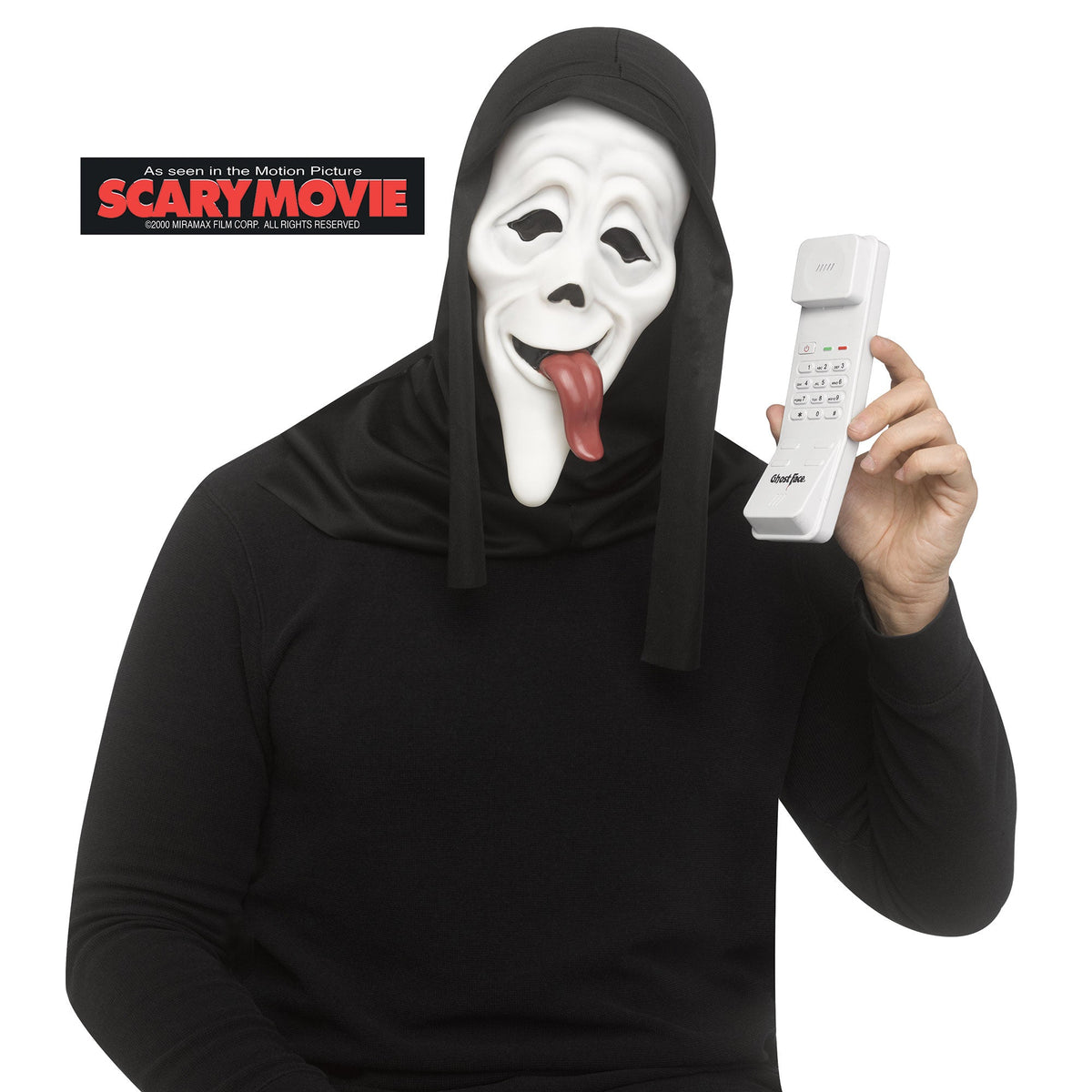 FUN WORLD Costume Accessories Ghost Face "Wassup!" Accessory Kit for Adults, Scary Movie 071765153171