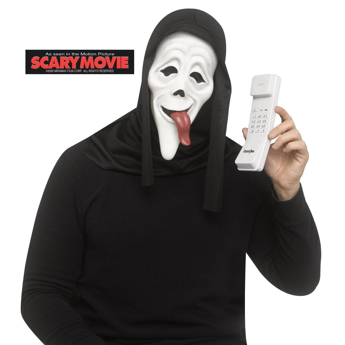 FUN WORLD Costume Accessories Ghost Face "Wassup!" Accessory Kit for Adults, Scary Movie 071765153171