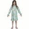 FUN WORLD Costume Accessories Nightmare Nightgown Dress for Kids, Bloody Blue & Green Dress
