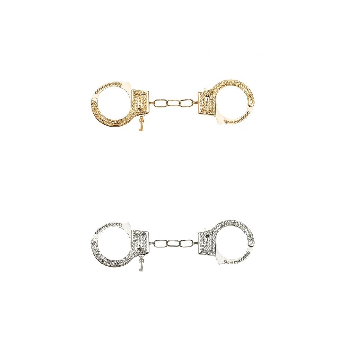 FUN WORLD Costume Accessories Rhinestone Handcuffs, Assortment, 1 Count 071765171533