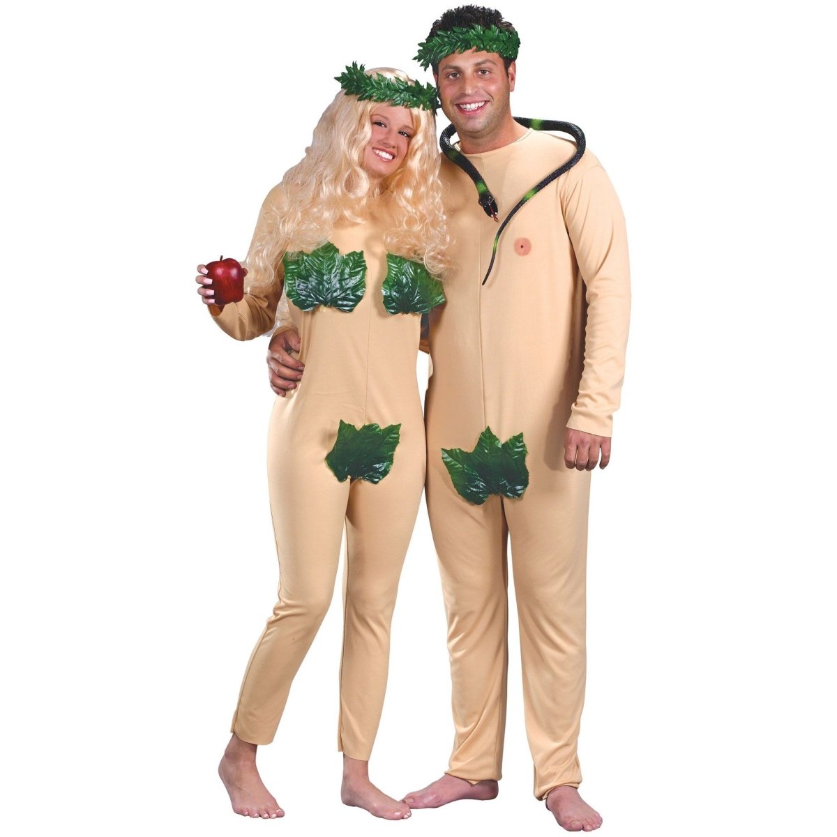 FUN WORLD Costumes Adam and Eve Couple Costume for Adults 023168050687