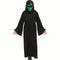 FUN WORLD Costumes Area-51 Alien Costume for Kids, Hooded Black Robe