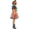 FUN WORLD Costumes Carny Clown Costume for Adults, Multicolored Dress