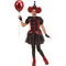 FUN WORLD Costumes Chrome Clown Costume for Kids, Black and Red Dress