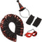 FUN WORLD Costumes Chrome Clown Costume for Kids, Black and Red Dress