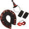 FUN WORLD Costumes Chrome Clown Costume for Kids, Black and Red Dress