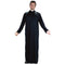 FUN WORLD Costumes Funny Priest Keep Up the Faith Kit for adults, Black Robe