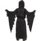 FUN WORLD Costumes Ghost Face Costume for Toddlers, Scream, Black Hooded Robe