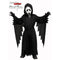 FUN WORLD Costumes Ghost Face Costume for Toddlers, Scream, Black Hooded Robe