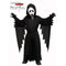 FUN WORLD Costumes Ghost Face Costume for Toddlers, Scream, Black Hooded Robe