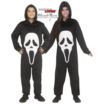 Ghost Face Jumpsuit Costume for Kids, Scream | Party Expert