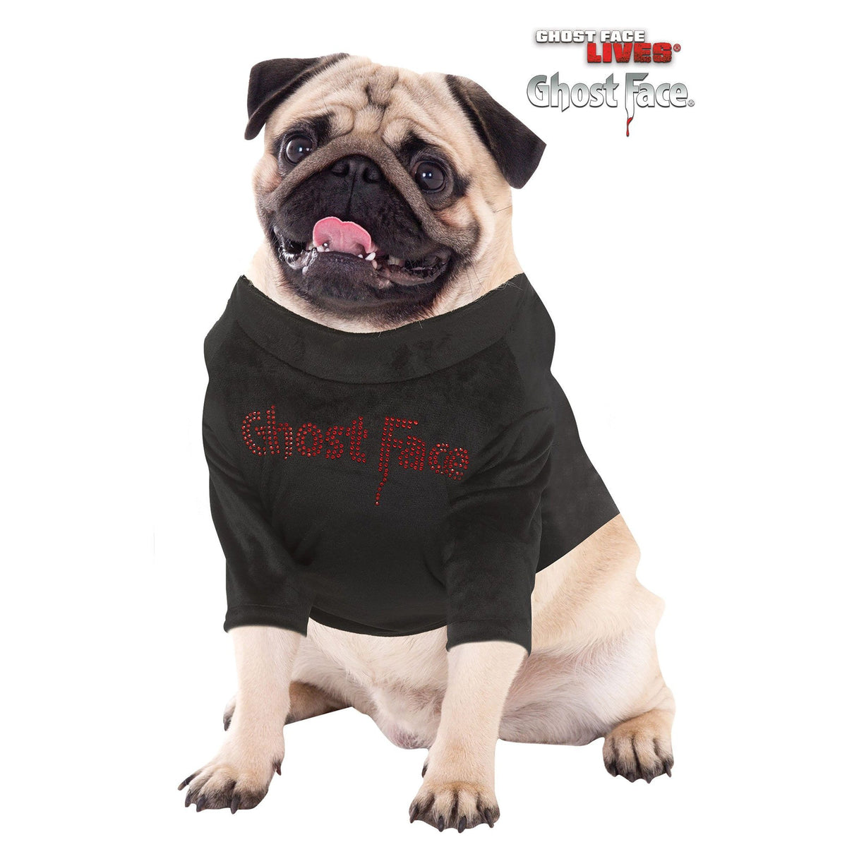 FUN WORLD Costumes Ghost Face Pink Bling Costume for Pets, Scream