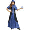 FUN WORLD Costumes Moonlight Sorceress Costume for Kids, Blue and Black Gown and Hood