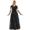 FUN WORLD Costumes Mystical Mermaid Costume for Adults, Black and Blue Gown