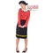 FUN WORLD Costumes Olive Oyl Costume for Adults, Red and Black Dress