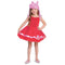 DISGUISE (TOY-SPORT) Costumes Peppa Pig Classic Dress Costume for Toddlers, Headpiece and Tail