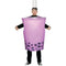 FUN WORLD Costumes Purple Bubble Tea Costume for Adults, Tunic and Headband 071765171571