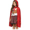 FUN WORLD Costumes Red Riding Hood Costume for Kids, Dress and Red Hood
