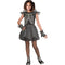 FUN WORLD Costumes Skele-Bling Costume for Kids, Glitter Dress