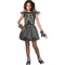 FUN WORLD Costumes Skele-Bling Costume for Kids, Glitter Dress