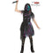 FUN WORLD Costumes Two-Tone Chrome Ghost Face Costume for Kids, Scream, Hooded Dress with Mask