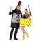FUN WORLD Costumes Wine and Cheese Couple Costume for Adults 071765048224