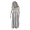 FUN WORLD Costumes Zombie Bride Costume for Kids, Grey Gown and Veil