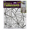 FUN WORLD Decorations Black and White Spider Web Tablecover, 1 Count 23168998224