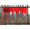 FUN WORLD Halloween 3-D Bloody Window Decor, 18 Inches, Assortment, 1 Count 023168883179
