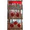 FUN WORLD Halloween 3-D Bloody Window Decor, 18 Inches, Assortment, 1 Count 023168883179