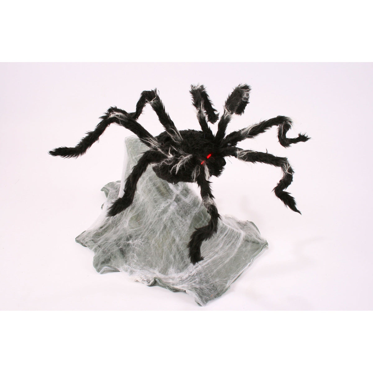 FUN WORLD Halloween Animatronic Giant Jumping Spider, 36 Inches, 1 Count 71765027014