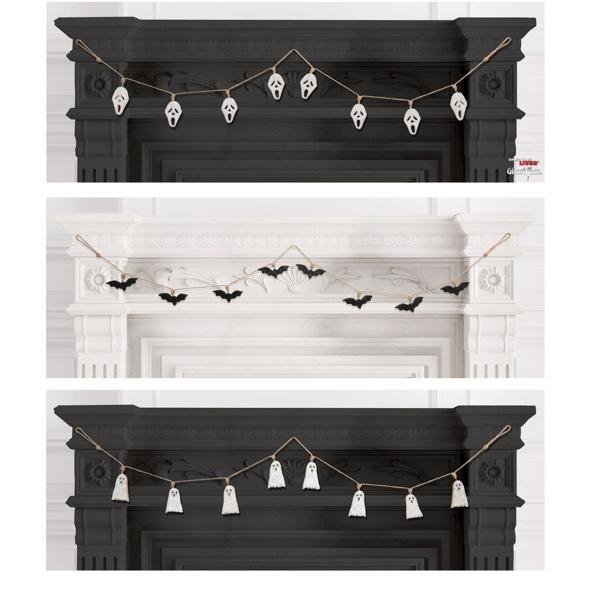FUN WORLD Halloween Beaded Halloween Garland, 72 Inches, Assortment, 1 Count 71765170840