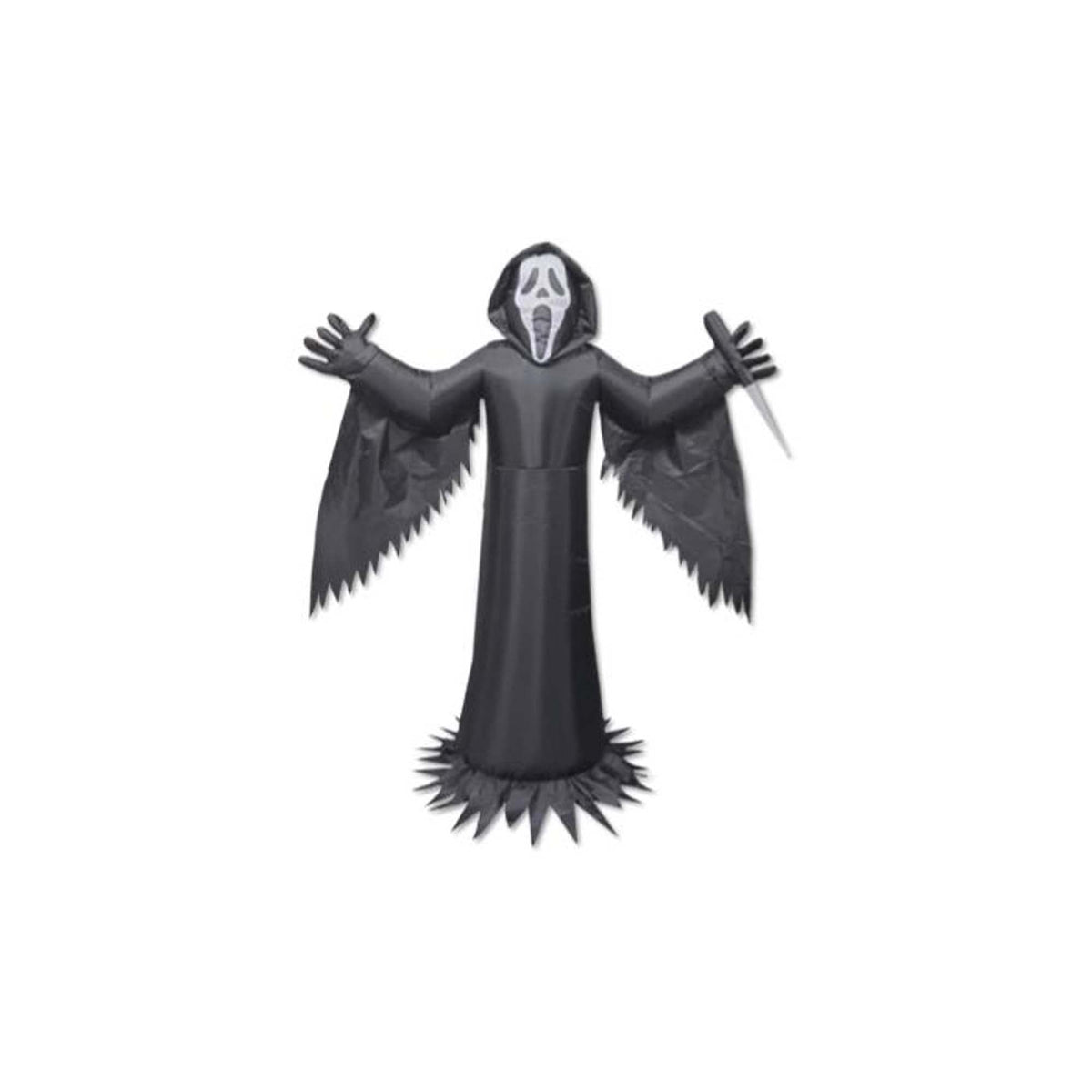 FUN WORLD Halloween Ghost Face Inflatable, 72 Inches, 1 Count