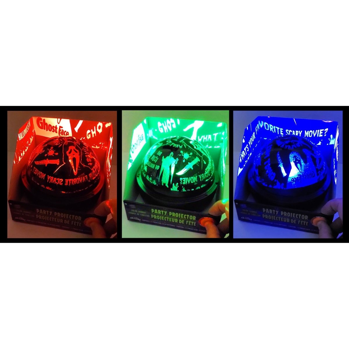 FUN WORLD Lights/special Fx Ghostface Party Projector, Assortment, 1 count 71765138802