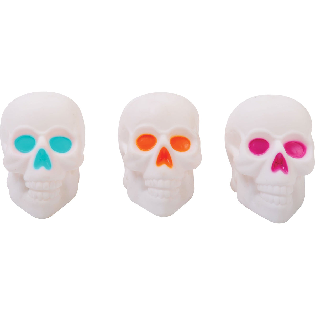 FUN WORLD Theme Party Summerween Colour Change Skull, Assortment, 1 Count 071765167895