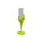 FUN WORLD Theme Party Summerween Green Skeleton Hand Plastic Flute Glass, 1 Count 071765168274