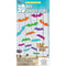 FUN WORLD Theme Party Summerween Rainbow 3D Bats, 15 Count 071765168007
